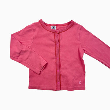Cardigan rose 6Y