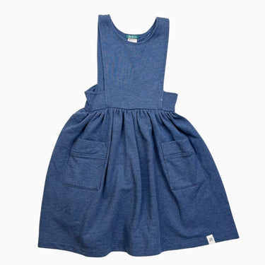 Robe pinafore bleue 5Y