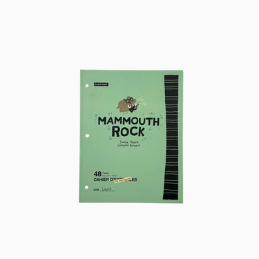 Livre 'Mammouth rock'