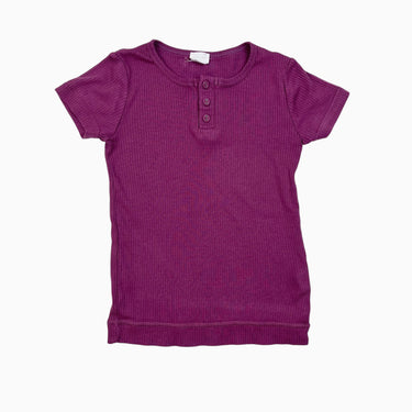T-shirt prune côtelé 7Y