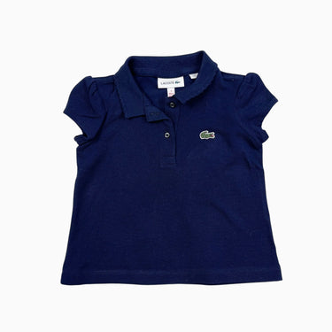 Polo marine en coton piqué 1Y