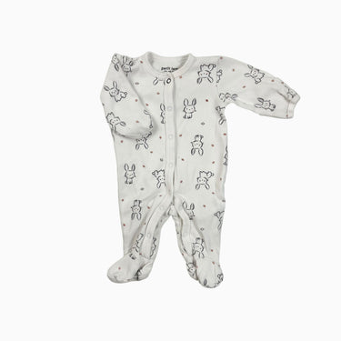 Pyjama blanc 'lapins' NB