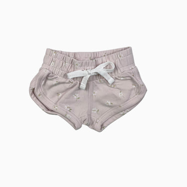 Short rose pâle fleuri 3-6M