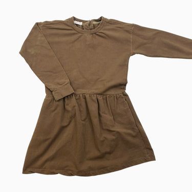 Robe marron coton bio 6Y