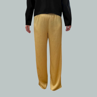 Pantalon jaune pour femmes M