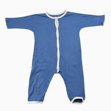 Combi bleue en coton bio et bambou 3-5Y
