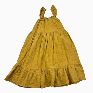 Robe dijon en mousseline 4-5Y