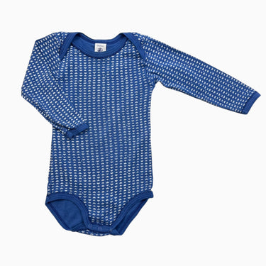 Cache-couche bleu 'coeurs' 18M