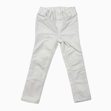 Jegging crème en corduroy 4Y