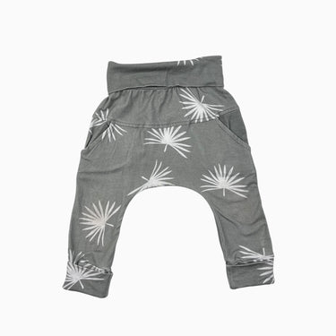 Pantalon sauge 'palmiers' 1-3Y