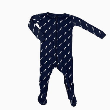 Pyjama marine 'fusées' 12M