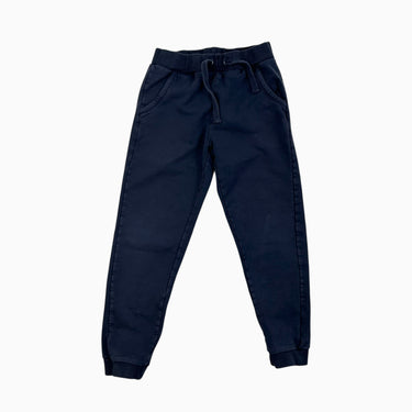 Jogger marine en coton bio 6Y