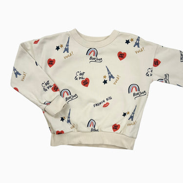 Pull vanille 'Paris' 6Y