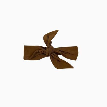 Bandeau caramel en rayonne de bambou