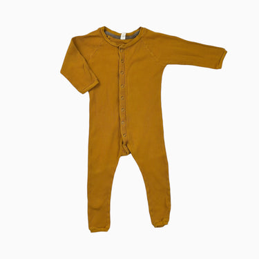 Combi caramel en coton gaufré 6-12M