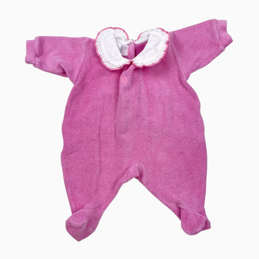 Pyjama vintage rose bubblegum en ratine NB