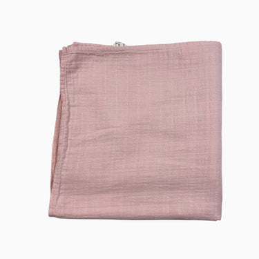 Couverture mousseline rose