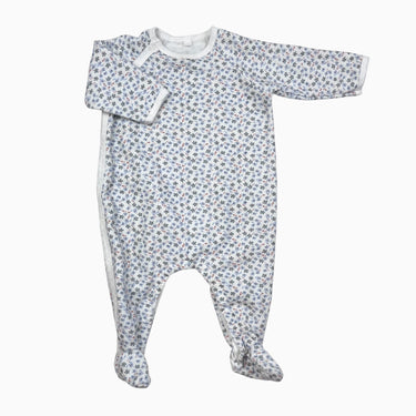 Pyjama blanc floral 6M