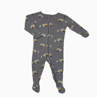 Pyjama gris 'camions' 9M