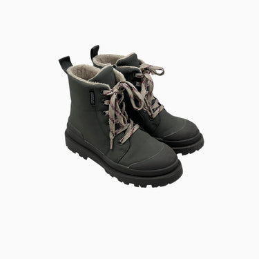 Bottines olives imperméableavec fermeture latérale 13.5US