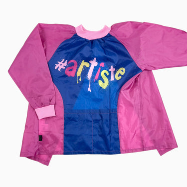 Tablier d'artiste rose en poly (Fait grand) 6Y