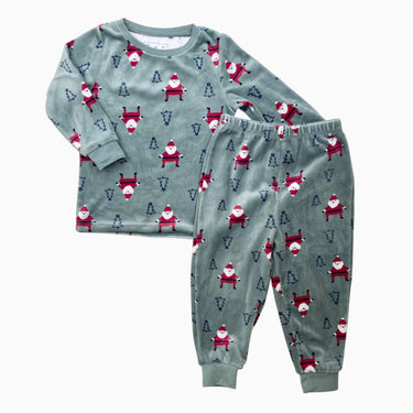 Pyjama en polar seafoam 'Père Noel' 18M