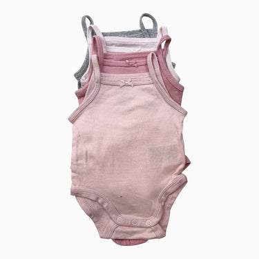 Lot de 4 cache-couches cami coton bio 0-1M