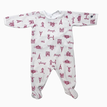 Pyjama en velours 'Paris' 6M