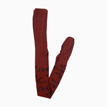 Bas collants briques 'vagues' 34-36EU