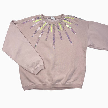 Pull rose à paillette 11-12Y
