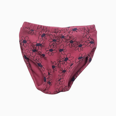Bloomer framboise fleuri 6-9M