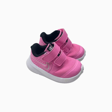 Sneakers roses néon à velcro 3US