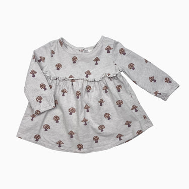 Robe avoine 'champignons' 80CM (18M)