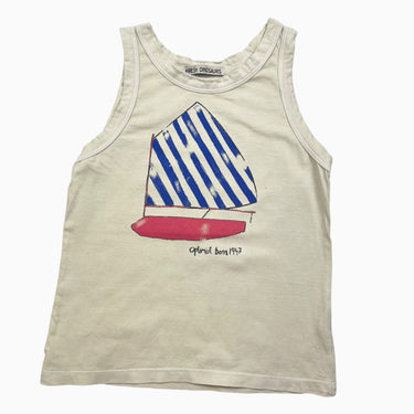 Camisole vanille 'voilier' 6Y