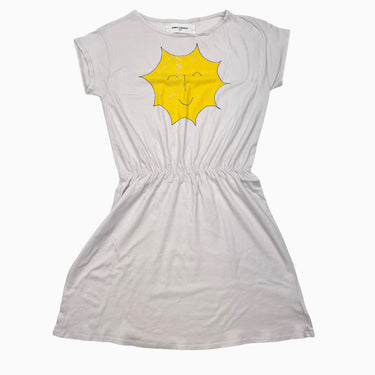 Robe rose-crème soleil 8-9Y