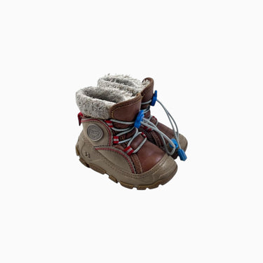 Bottes d'hiver cognac doublées 21-22EU