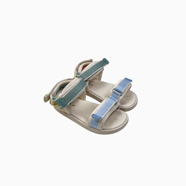 Sandales colorbock pastel à velcro 23EU