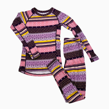 Ensemble sous-couche en mérinos et lyocell violet 130 8Y