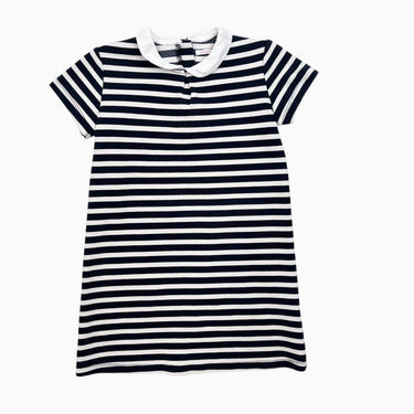 Robe rayé col claudine 8Y