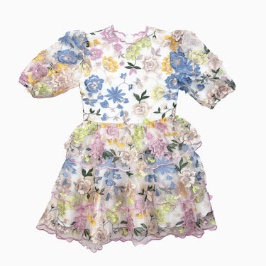 Robe 'Laura' en tulle fleurie 11-12Y