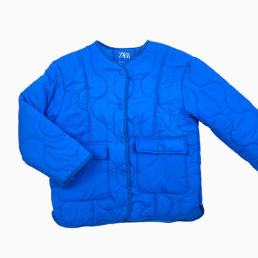 Manteau bleu matelassé 11-12Y