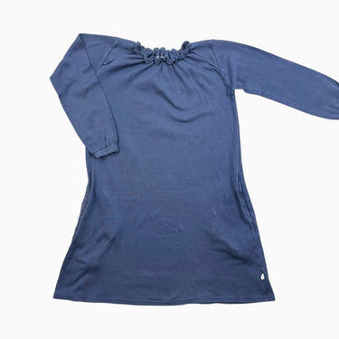 Robe de nuit marine en pima coton 5-6Y