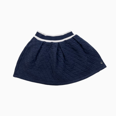 Jupe marine en coton matelassée 8Y