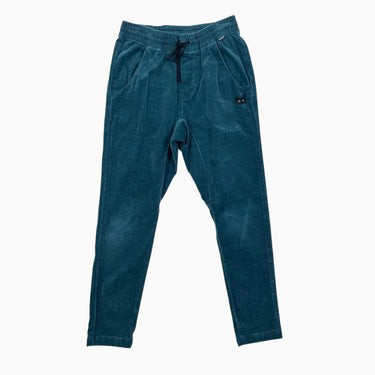 Pantalon vert émeraude en corduroy brossé 8Y