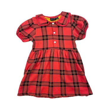 Robe tartan rouge 9-11Y
