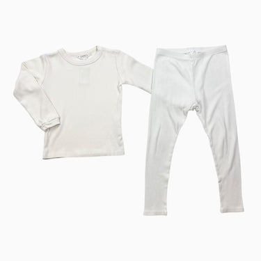 Ensemble crème côtelé 6-7Y