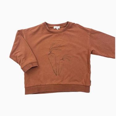 Pull caramel 'carotte' 4Y