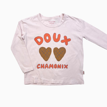 Chandail rose 'Doux Chamonix' 4Y