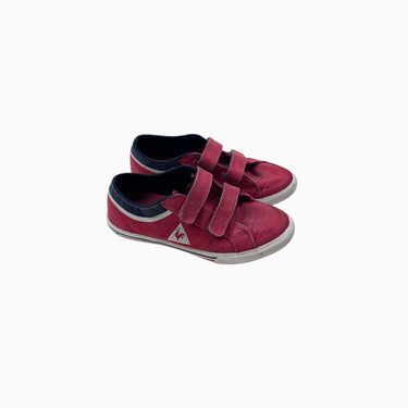 Souliers rouges à velcro 32EU-JR1US