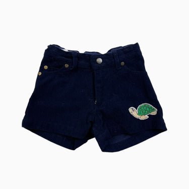 Short marine 'tortue' en corduroy 2-3Y